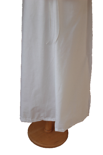 For Sale Ladies Regency 19th Century Jane Austen Elizabeth Bennet Pride And Prejudice Long Sleeved White Muslin Gown Size 12 - 14 UK Image